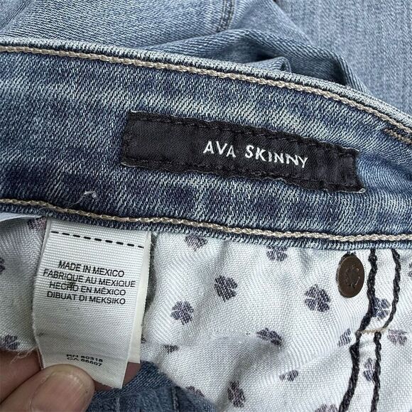 Lucky Brand Ava Skinny Jeans Women's Size 8 Blue Denim Medium Wash - Picture 10 of 11
